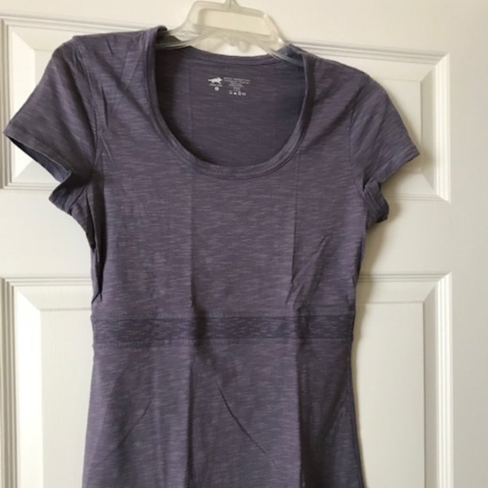 Horny Toad tunic style top, purple-lavender